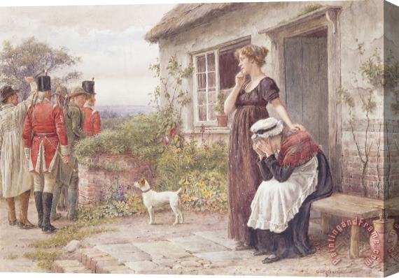 George Goodwin Kilburne The Press Gang Stretched Canvas Painting / Canvas Art