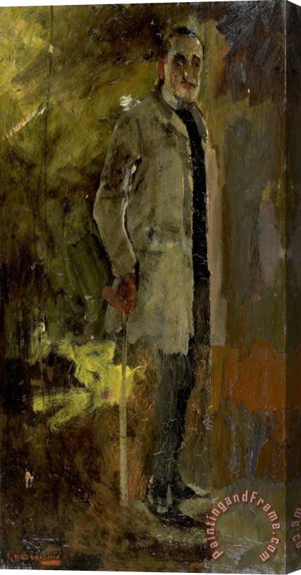 George Hendrik Breitner Portret Van Floris Verster Stretched Canvas Print / Canvas Art