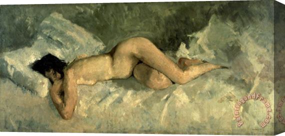 George Hendrik Breitner Reclining Nude Stretched Canvas Print / Canvas Art