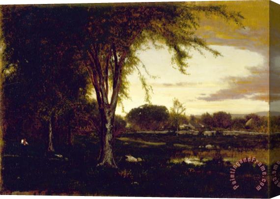 George Inness Landscape 2 Stretched Canvas Painting / Canvas Art