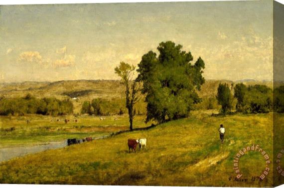 George Inness Landscape Stretched Canvas Painting / Canvas Art