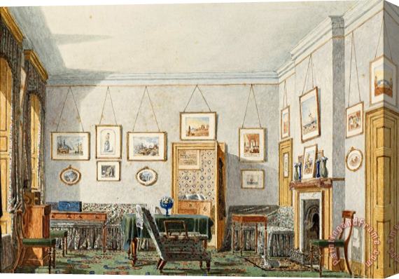 George Pyne George James Drummond's Room at Oxford, 1853 2 Stretched Canvas Print / Canvas Art