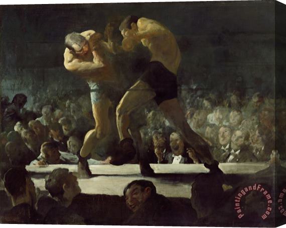 George Wesley Bellows Club Night Stretched Canvas Print / Canvas Art