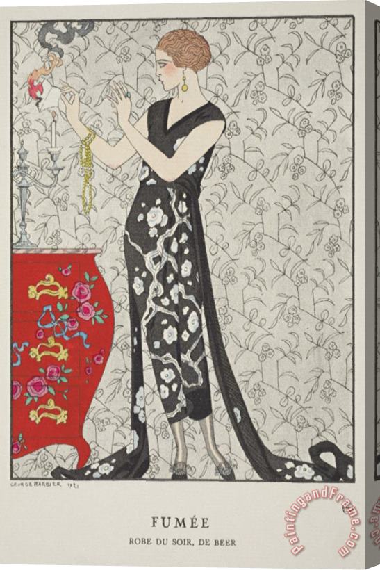 Georges Barbier Fumee Stretched Canvas Print / Canvas Art