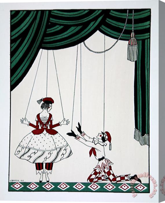Georges Barbier Petroushka Stretched Canvas Painting / Canvas Art