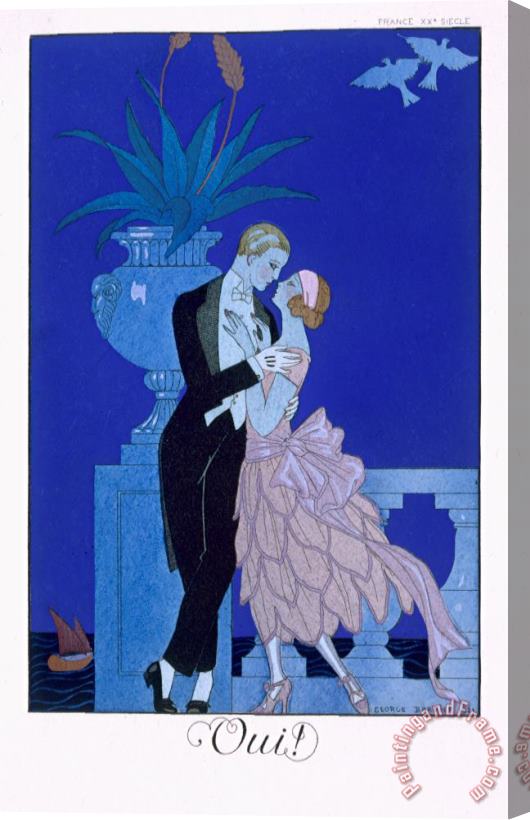 Georges Barbier Yes Stretched Canvas Print / Canvas Art