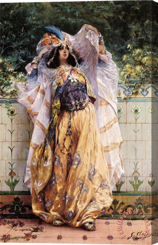 Georges Jules Victor Clairin Ouled Nail Tribal Dancer Stretched Canvas Painting / Canvas Art