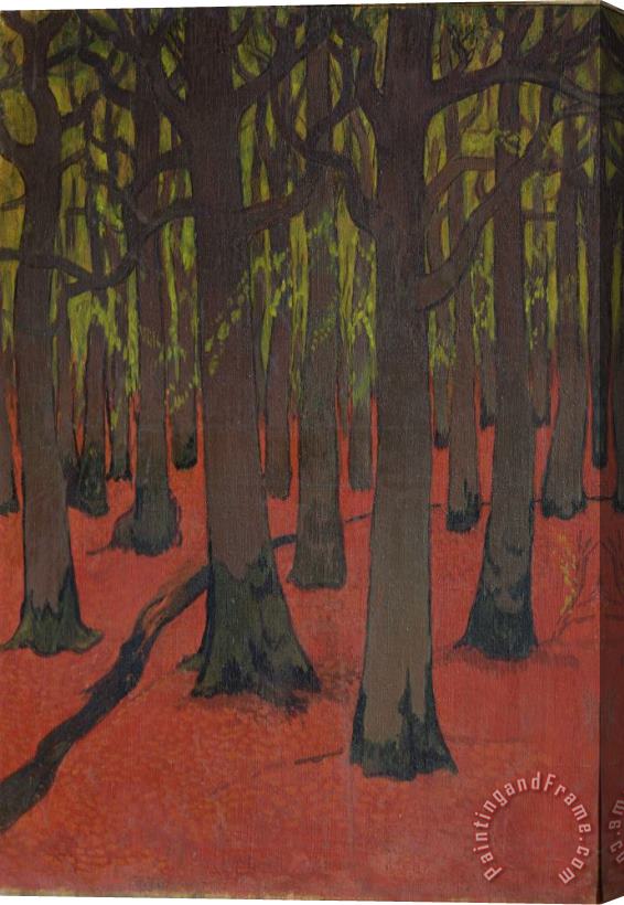 Georges Lacombe The Forest with Red Earth Stretched Canvas Painting / Canvas Art