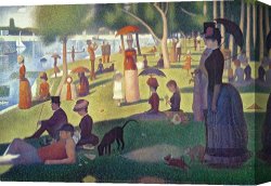 Magasin Fouquet Boutique for The Jeweller Georges Fouquet Rue Royale Paris C 1900 Canvas Paintings - Sunday Afternoon on the Island of La Grande Jatte by Georges Pierre Seurat