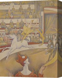 At The Circus Canvas Prints - The Circus by Georges Pierre Seurat