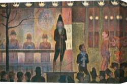 At The Circus Canvas Prints - Circus Sideshow by Georges Seurat