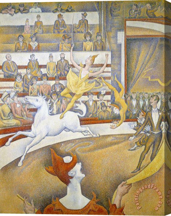Georges Seurat The Circus Stretched Canvas Print / Canvas Art