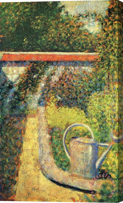 Georges Seurat The Watering Can 1883 Stretched Canvas Print / Canvas Art