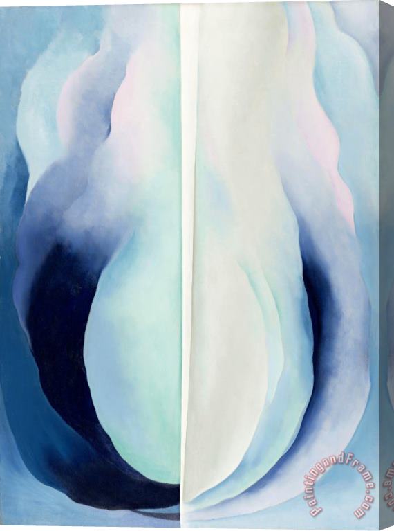 Georgia O'keeffe Abstraction Blue, 1927 Stretched Canvas Painting / Canvas Art