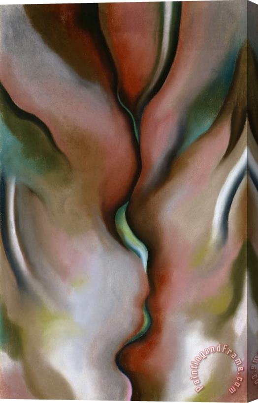 Georgia O'keeffe Abstraction of Stream, 1921 Stretched Canvas Painting / Canvas Art