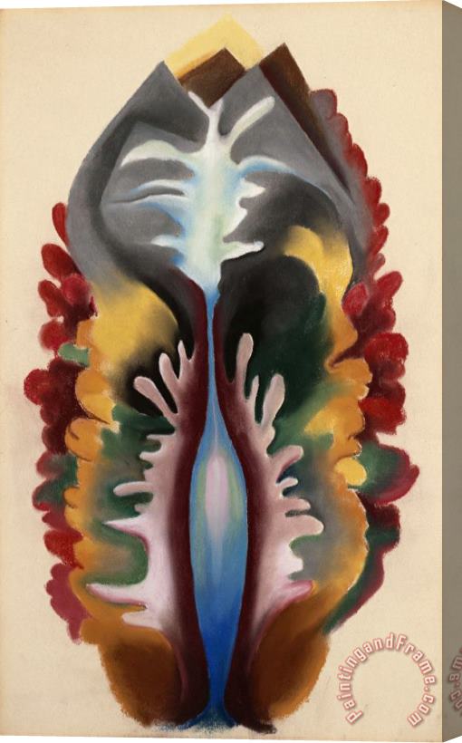 Georgia O'keeffe Abstraction, Seaweed And Water Maine, 1920 Stretched Canvas Painting / Canvas Art