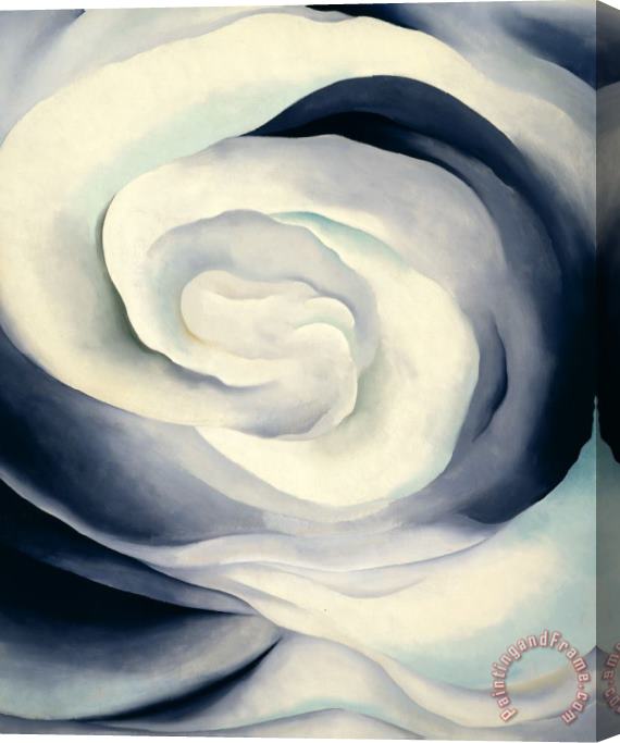 Georgia O'keeffe Abstraction White Rose, 1927 Stretched Canvas Painting / Canvas Art
