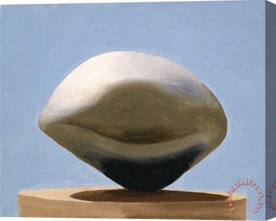 Georgia O'keeffe Black Rock on Stump, 1970s Stretched Canvas Painting / Canvas Art