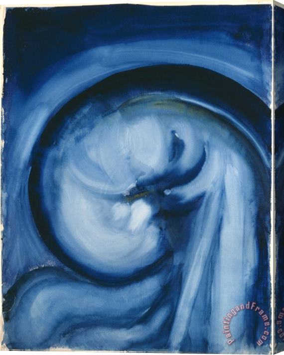 Georgia O'keeffe Blue Ii, 1916 Stretched Canvas Painting / Canvas Art