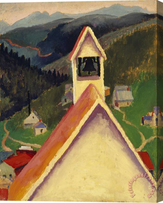 Georgia O'keeffe Church Bell, Ward, Colorado, 1917 Stretched Canvas Painting / Canvas Art