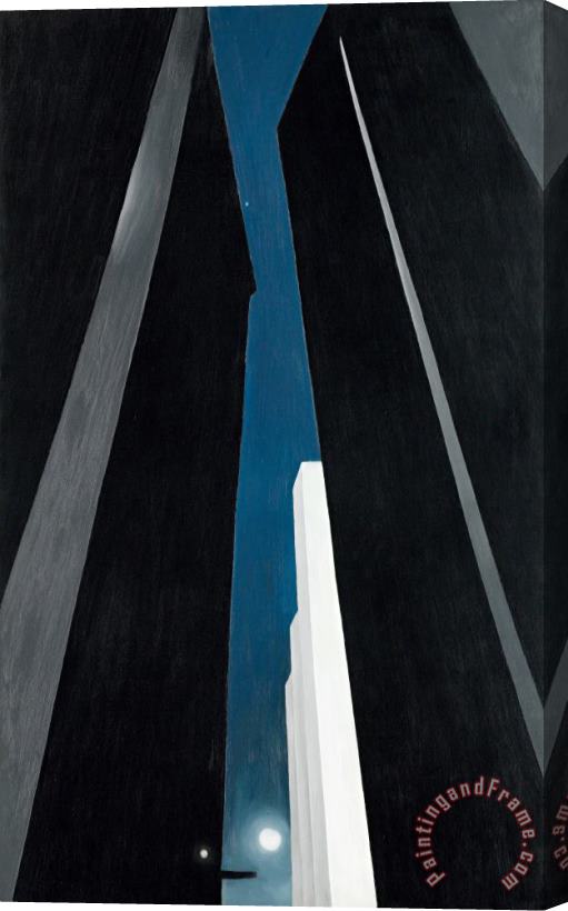 Georgia O'keeffe City Night, 1926 Stretched Canvas Painting / Canvas Art