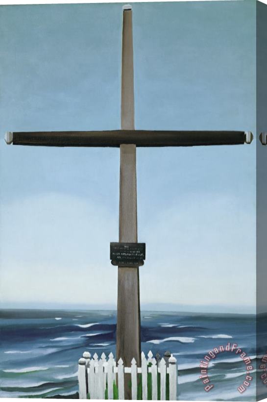 Georgia O'Keeffe Cross by The Sea, Canada Stretched Canvas Print / Canvas Art