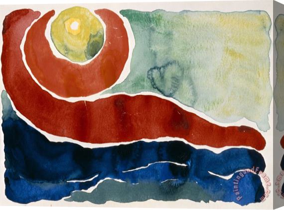 Georgia O'keeffe Evening Star No. Iv, 1917 Stretched Canvas Painting / Canvas Art