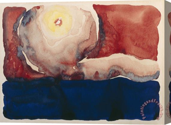 Georgia O'keeffe Evening Star No. Vii, 1917 Stretched Canvas Painting / Canvas Art