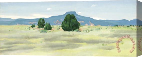 Georgia O'keeffe Ghost Ranch Landscape, Ca. 1936 Stretched Canvas Print / Canvas Art