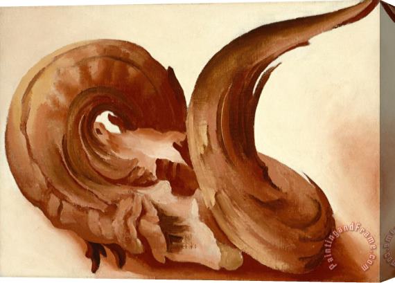 Georgia O'keeffe Horns, 1943 Stretched Canvas Painting / Canvas Art