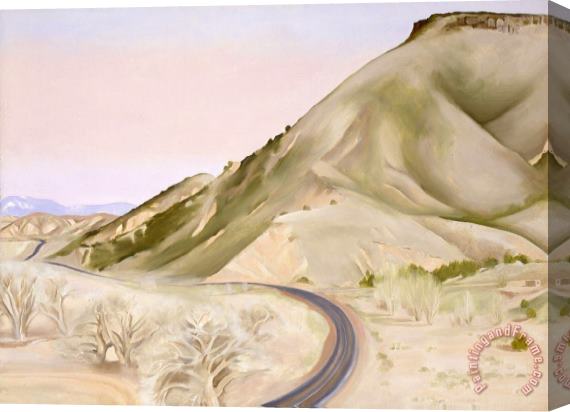 Georgia O'keeffe Mesa And Road East Ii, 1952 Stretched Canvas Painting / Canvas Art