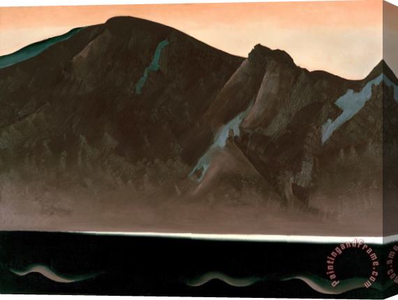 Georgia O'keeffe Mountain at Bear Lake Taos, 1930 Stretched Canvas Print / Canvas Art
