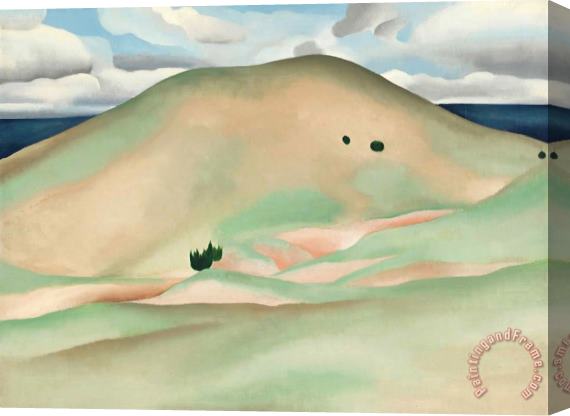 Georgia O'keeffe New Mexico Near Taos, 1929 Stretched Canvas Painting / Canvas Art
