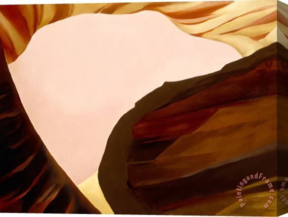 Georgia O'keeffe On The River I, Ca. 1965 Stretched Canvas Painting / Canvas Art