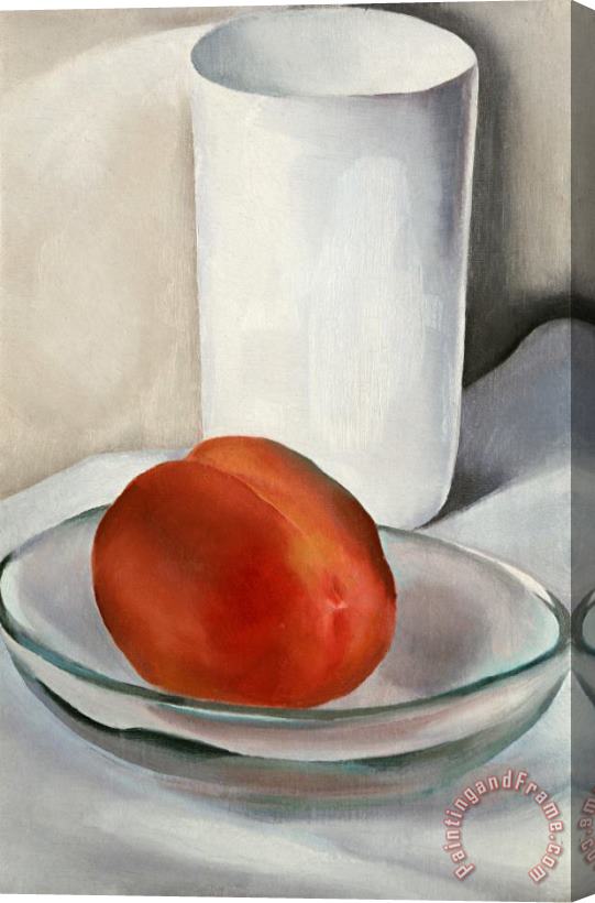 Georgia O'keeffe Peach And Glass, 1927 Stretched Canvas Painting / Canvas Art