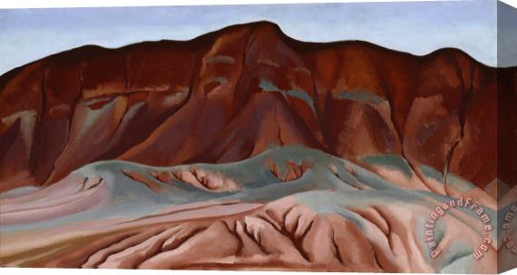 Georgia O'keeffe Purple Hills Ghost Ranch 2 (purple Hills No Ii), 1934 Stretched Canvas Painting / Canvas Art