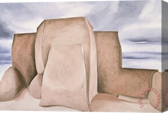 Georgia O'keeffe Ranchos Church, New Mexico, 1930 1931 Stretched Canvas Painting / Canvas Art