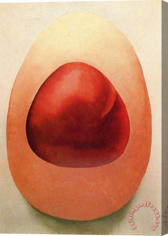 Georgia O'keeffe Red And Pink Rocks Stretched Canvas Print / Canvas Art