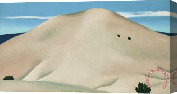 Georgia O'keeffe Sand Hill, Alcalde, 1930 Stretched Canvas Painting / Canvas Art
