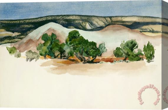 Georgia O'keeffe Untitled (ghost Ranch Landscape), Ca. 1936 Stretched Canvas Painting / Canvas Art