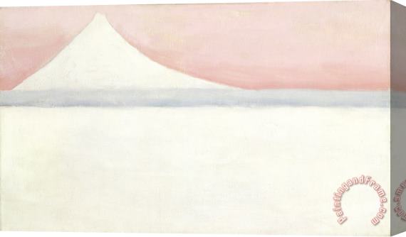 Georgia O'keeffe Untitled (mt. Fuji), 1960 Stretched Canvas Print / Canvas Art