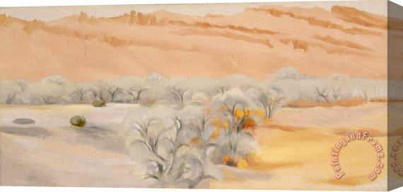 Georgia O'keeffe Untitled (new Mexico Landscape), Ca. 1943 Stretched Canvas Print / Canvas Art