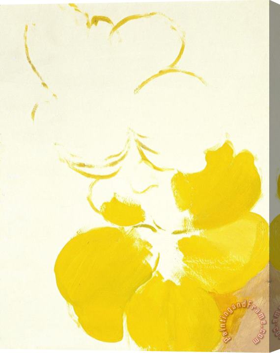 Georgia O'keeffe Untitled (yellow Flower), 1930s Stretched Canvas Print / Canvas Art