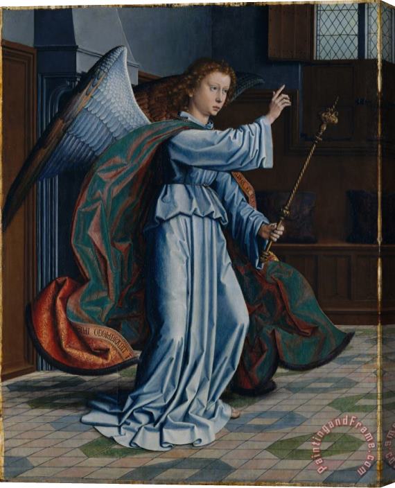 Gerard David The Annunciation Stretched Canvas Painting / Canvas Art