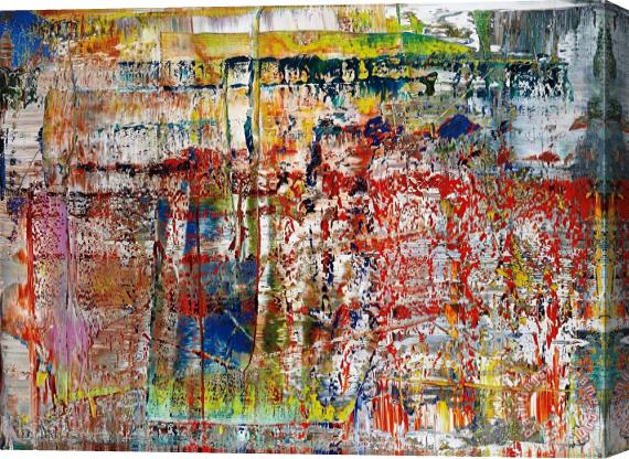 Gerhard Richter Abstraktes Bild, 1990 Stretched Canvas Print / Canvas Art