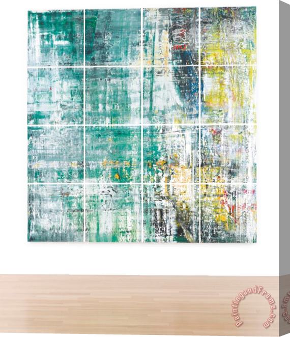 Gerhard Richter Cage Grid (complete Set) Stretched Canvas Print / Canvas Art
