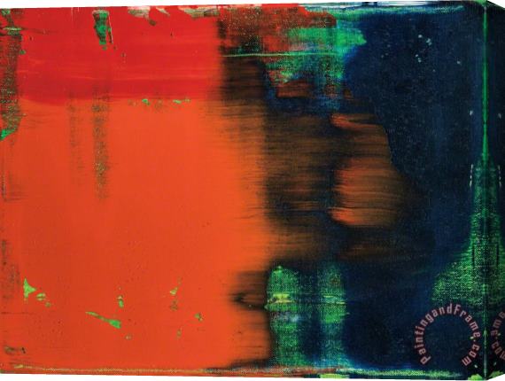 Gerhard Richter Grun Blau Rot 789 5, 1993 Stretched Canvas Painting / Canvas Art