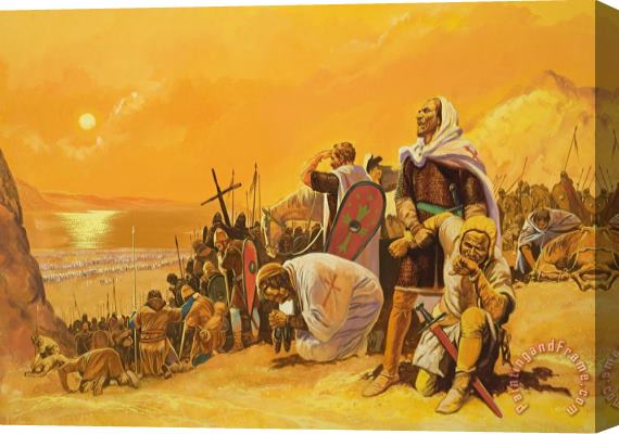 Gerry Embleton The Crusades Stretched Canvas Painting / Canvas Art
