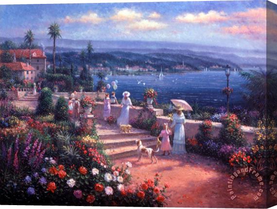 Ghambaro Seaside View Stretched Canvas Print / Canvas Art