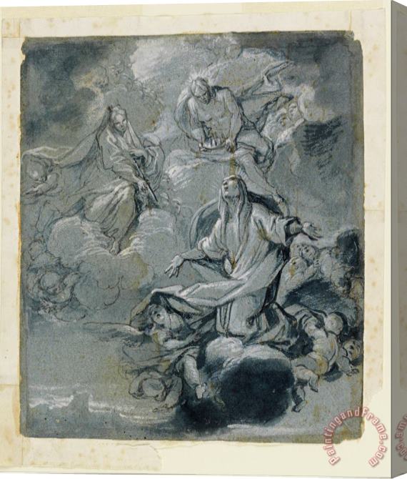 Giacomo Farelli Apotheosis of a Female Saint Stretched Canvas Print / Canvas Art